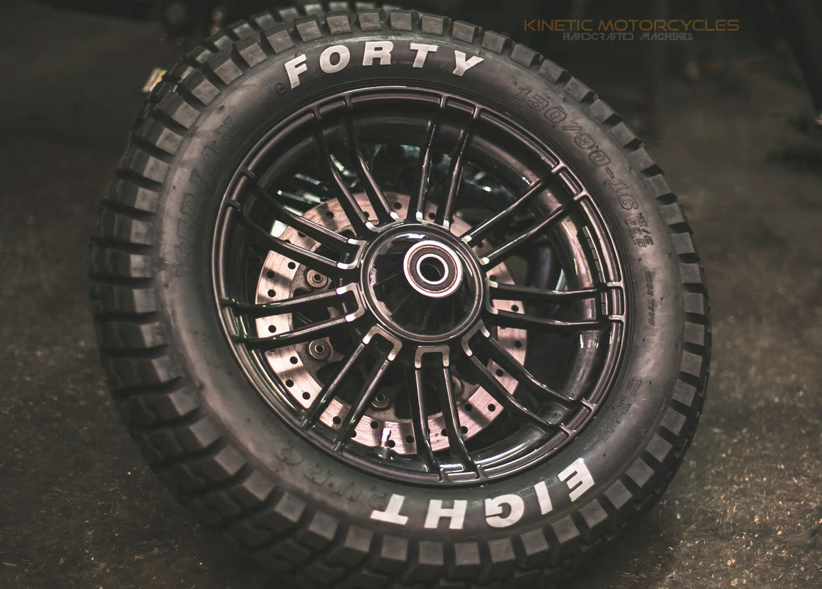 Bold Forty-Eight Tire Lettering for Harley-Davidson