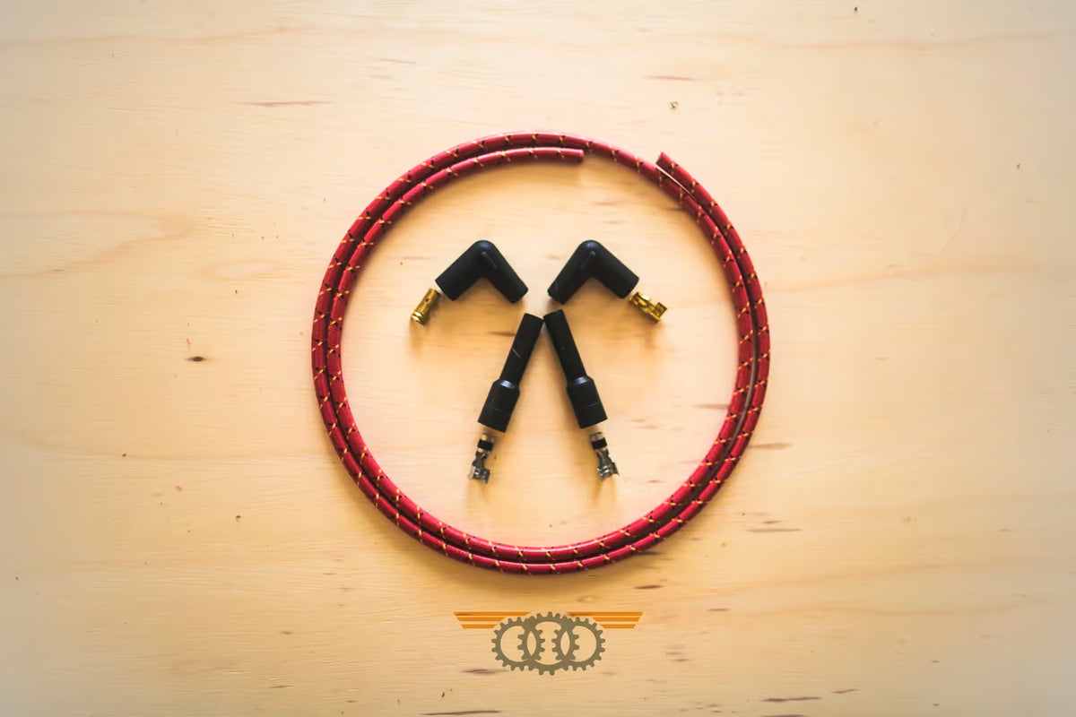 DIY Cloth Spark Plug Wire Kit | Vintage Motorcycle
