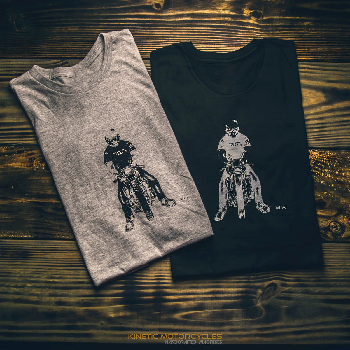 Kinetic CB500 Cafe Racer Tee – Iconic Motorcycle Design