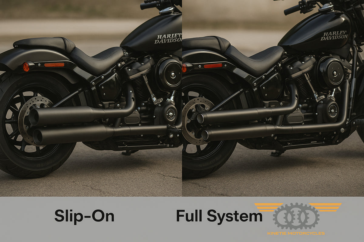 The Right Motorcycle Exhaust: Slip-On vs. Full System