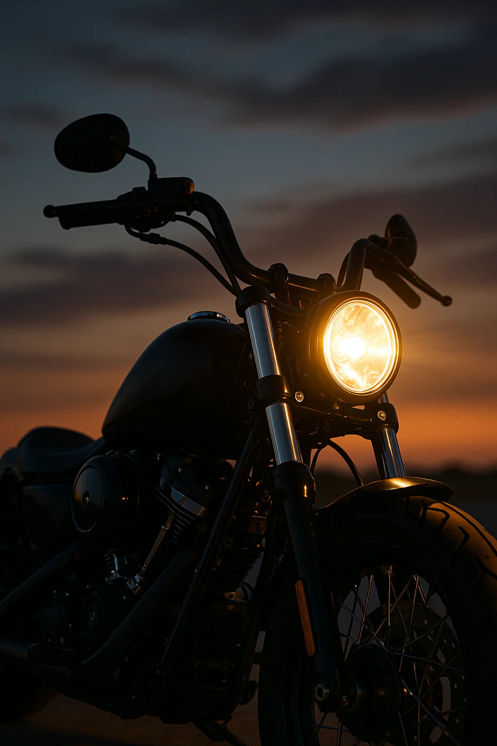 Illuminate Your Ride: A Custom Motorcycle Expert's Take on LED vs. Halogen Headlights