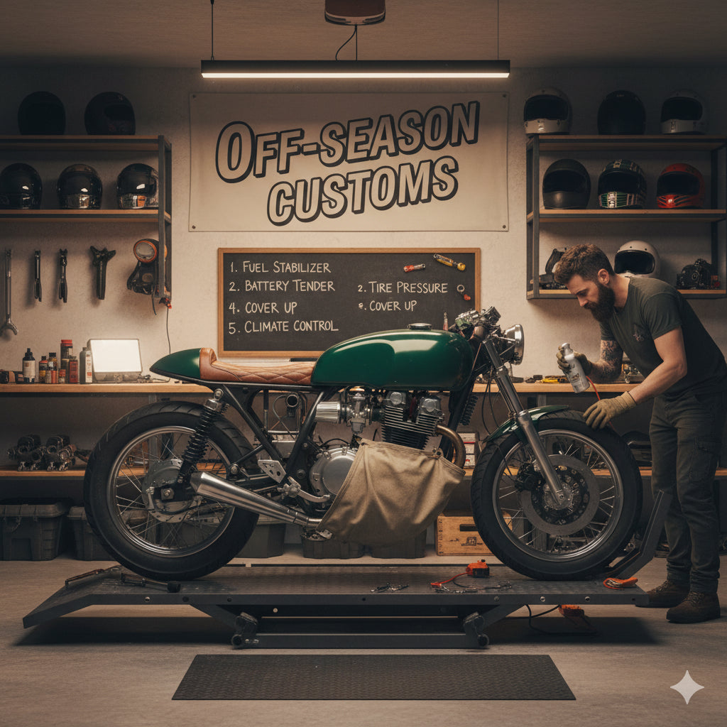 Storing Your Motorcycle Off-Season: Tips for Custom Builds
