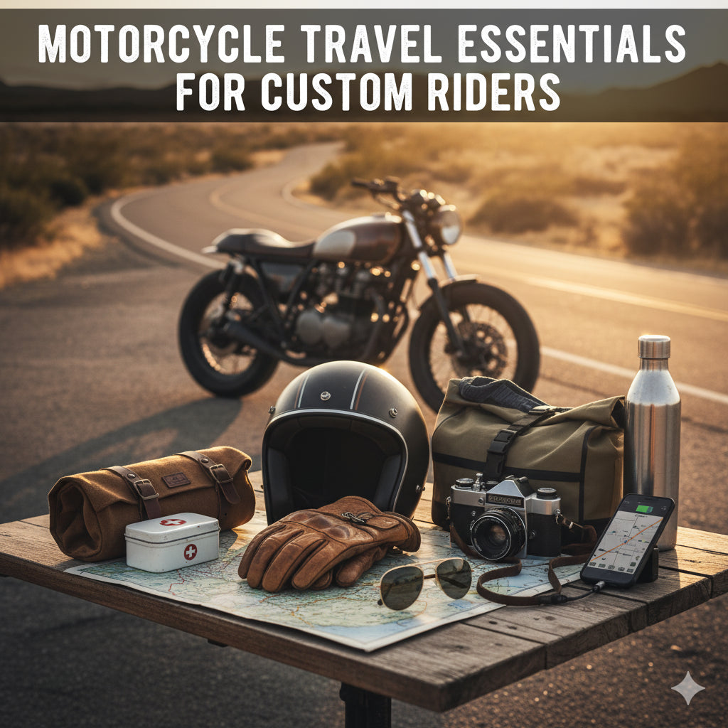 Motorcycle Travel Essentials for Custom Riders