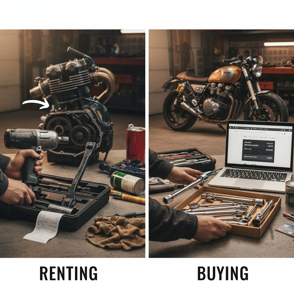 Renting vs Buying Tools for Your Motorcycle Project