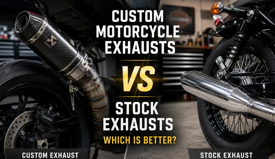 Custom Motorcycle Exhausts vs Stock Exhausts: Which Is Better?