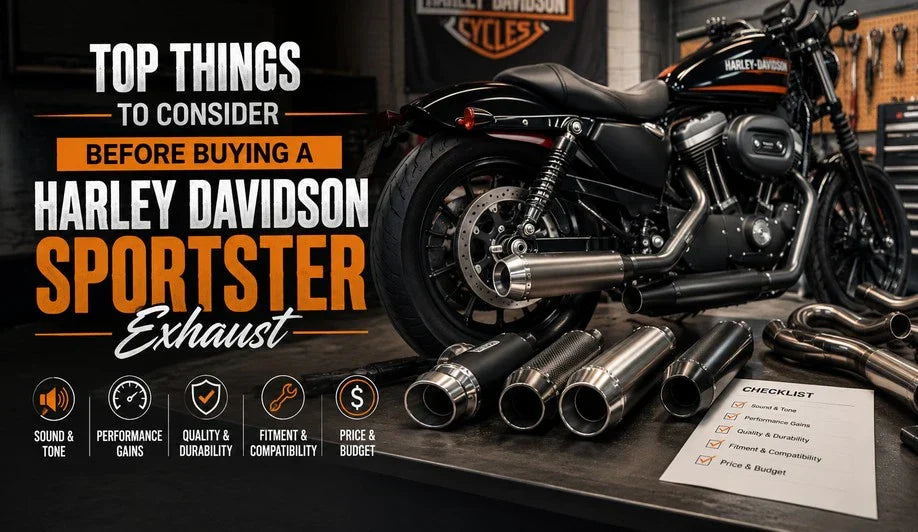 Top Things to Consider Before Buying a Harley Davidson Sportster Exhaust