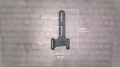 Heavy Duty Solo Seat Hinge for Harley-Davidson Sportster (2004–2020+)