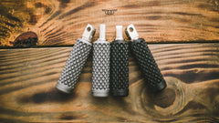 Heavy Knurl Footpegs – Carbon Composite Aggressive Grip for Harley Sportster