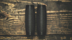 Wide Knurl Grips for 1″ Motorcycle Handlebars