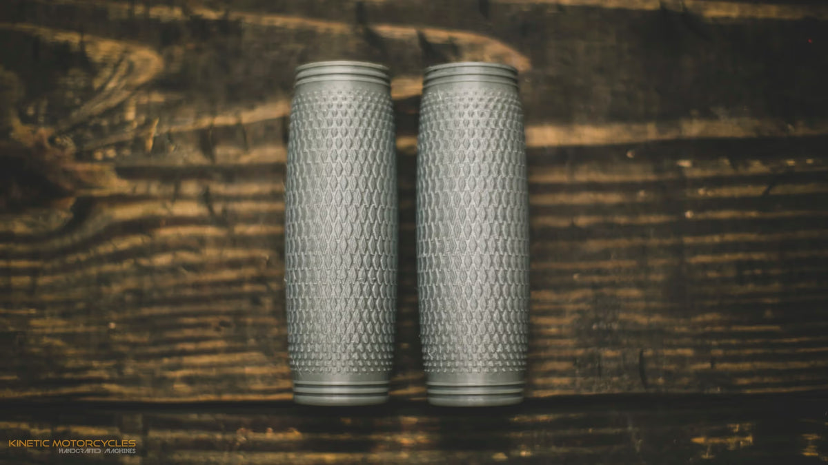 Wide Knurl Motorcycle Grips