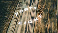 Bold Forty-Eight Tire Lettering for Harley-Davidson
