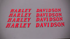 Bold Urethane Tire Lettering Decals for Harley-Davidson Motorcycles