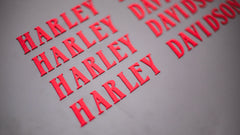 Tire Lettering for Harley-Davidson – Medieval Style Urethane Decals
