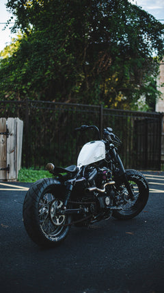 Handwritten Urethane Tire Lettering Decals for Harley-Davidson Motorcycles