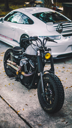 Carbon Fiber Fork Covers for Harley-Davidson Forty-Eight (2010–2015)