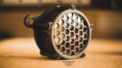 Hive – Carbon-Fiber Air Cleaner Assembly with Interchangeable Lens for Harley-Davidson Sportster Intake Systems