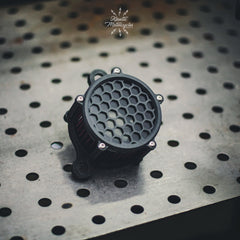 Hive – Carbon-Fiber Air Cleaner Assembly with Interchangeable Lens for Harley-Davidson Sportster Intake Systems
