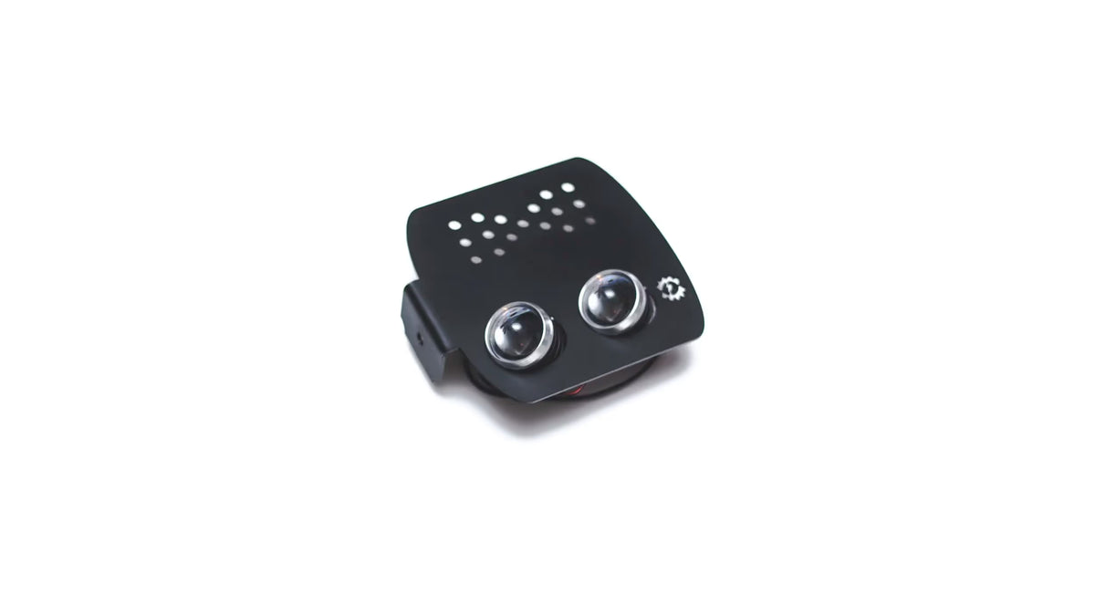 Tracker 2X Vertical LED Headlight for Harley-Davidson Sportster 48