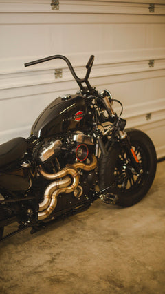 Cruzer Handlebars – High-Pullback Motorcycle Handlebars for Harley Sportster