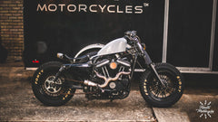 Edged Tracker Handlebars – Sportster Tracker Bars with Internal Wiring