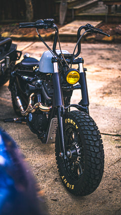 510’s Handlebars – One-Piece, 510° Flowing Bends with CNC Notch for Harley Sportster