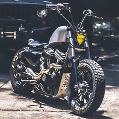 510’s Handlebars – One-Piece, 510° Flowing Bends with CNC Notch for Harley Sportster