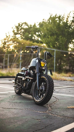 510’s Handlebars – One-Piece, 510° Flowing Bends with CNC Notch for Harley Sportster