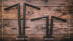 Slims Handlebars – 18" Wide Harley Sportster Handlebars: Clean Look, CNC Notched