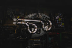 540° Laterals Flat Track–Style Performance Exhaust for Harley-Davidson Sportster (1986–2022+)