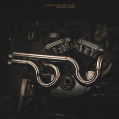 540° Laterals Flat Track–Style Performance Exhaust for Harley-Davidson Sportster (1986–2022+)
