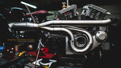 360 Flatline 2-Into-1 Stainless Steel Exhaust for Harley-Davidson Sportster (1986–2022+)