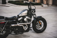 360 Flatline 2-Into-1 Stainless Steel Exhaust for Harley-Davidson Sportster (1986–2022+)