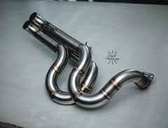 540R Laterals Rearset 2-Into-2 Exhaust for Harley-Davidson Sportster (1986–2022+)