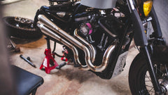 540R Laterals Rearset 2-Into-2 Exhaust for Harley-Davidson Sportster (1986–2022+)