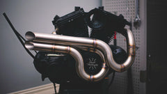 540R Laterals Rearset 2-Into-2 Exhaust for Harley-Davidson Sportster (1986–2022+)