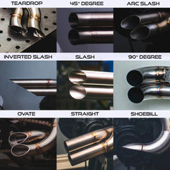 TWIST TIG-Welded 304 Stainless Steel 2-2 Exhaust for M8 Harley Softail