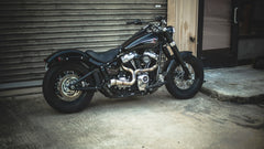 FUSE TIG-Welded 304 Stainless Steel 2-Into-1 Custom Exhaust for M8 Harley Softail