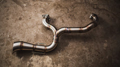 FUSE TIG-Welded 304 Stainless Steel 2-Into-1 Custom Exhaust for M8 Harley Softail