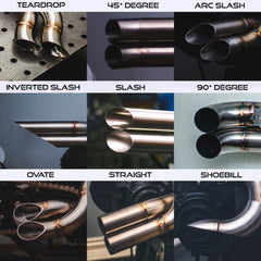 FUSE TIG-Welded 304 Stainless Steel 2-Into-1 Custom Exhaust for M8 Harley Softail