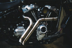 TILT TIG-Welded 304 Stainless Steel 2-2 Exhaust for M8 Harley Softail