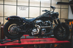 TWIST TIG-Welded 304 Stainless Steel 2-2 Exhaust for M8 Harley Softail
