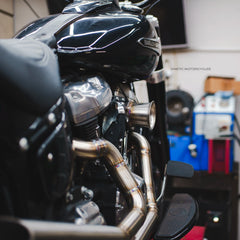 The Stack 304 Stainless Steel Air Cleaner for Milwaukee-8 Harley-Davidson