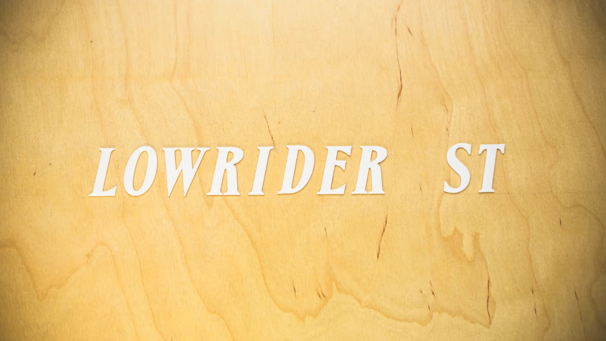 Lowrider ST Tire Lettering for Harley-Davidson Softail | Handwritten Urethane Decals