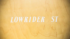 Lowrider ST Tire Lettering for Harley-Davidson Softail | Handwritten Urethane Decals