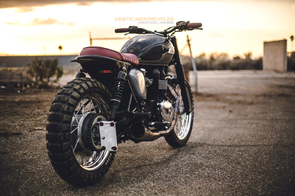 Triumph Vertical License Plate Mount | Axle Fit