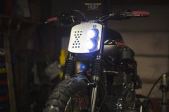 Triumph Tracker Faceplate Dual Vertical Headlight