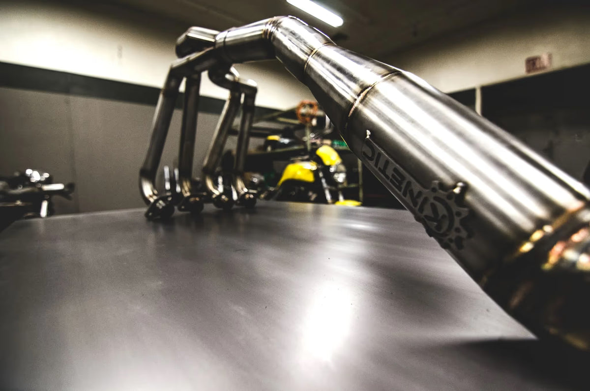 CB 421 Exhaust System – Custom Stainless Steel 4-1 for CB Motorcycles