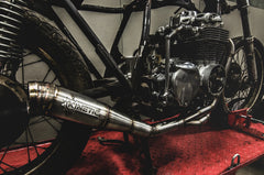 CB 421 Exhaust System – Custom Stainless Steel 4-1 for CB Motorcycles