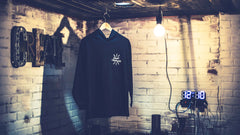 Retro Arrows T-Shirt Hoodie – Metallic Logo