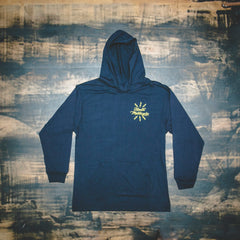 Retro Arrows T-Shirt Hoodie – Metallic Logo
